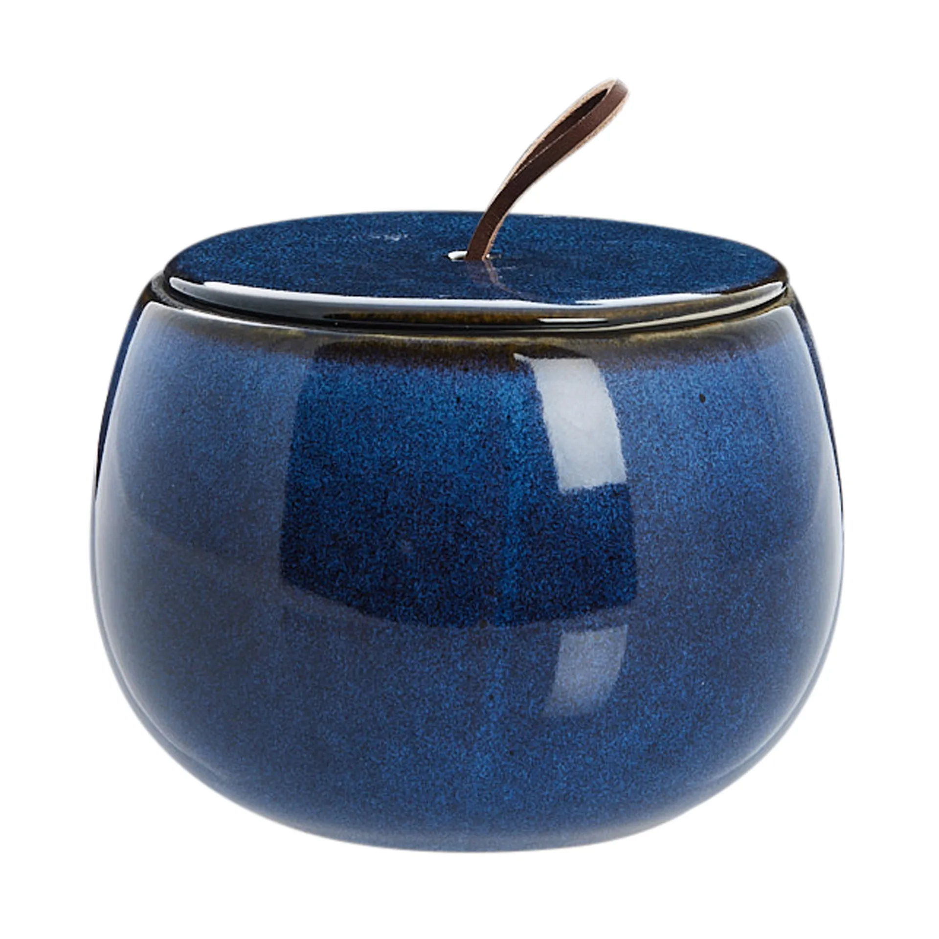 Lene Bjerre Bocal à couvercle Amera blue Ø 13,5 cm