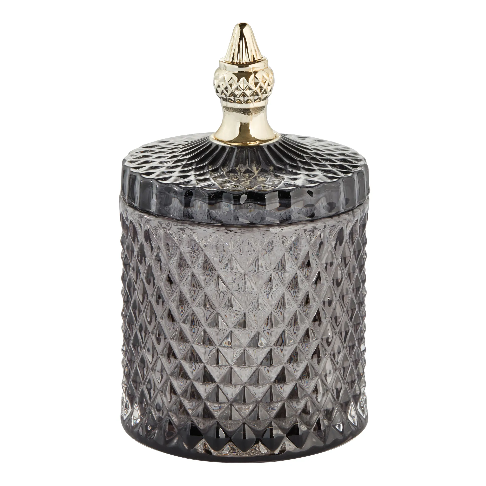 Lene Bjerre Bocal avec couvercle Miya Ø10,5cm Gris foncé