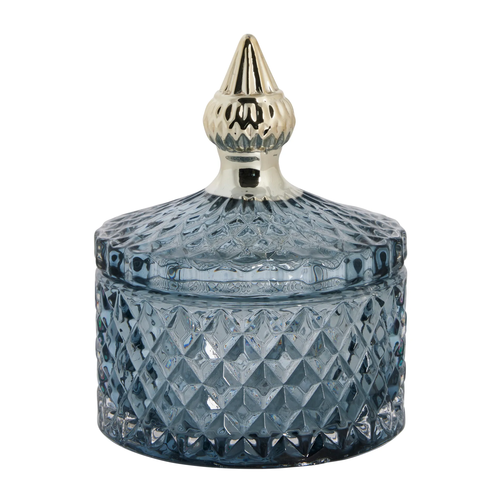 Lene Bjerre Bocal avec couvercle Miya Ø8,5cm Blue
