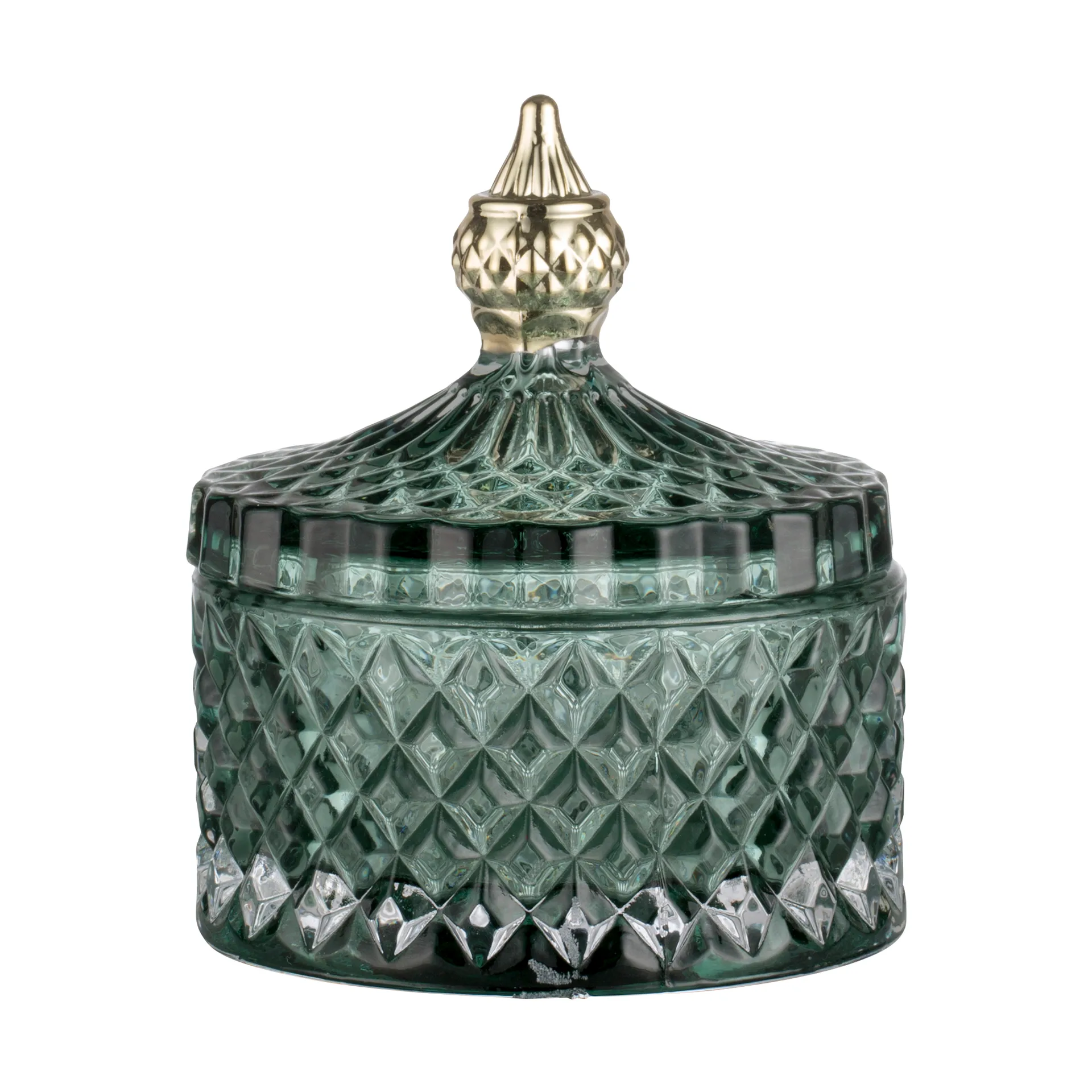 Lene Bjerre Bocal avec couvercle Miya Ø8,5cm G. Green