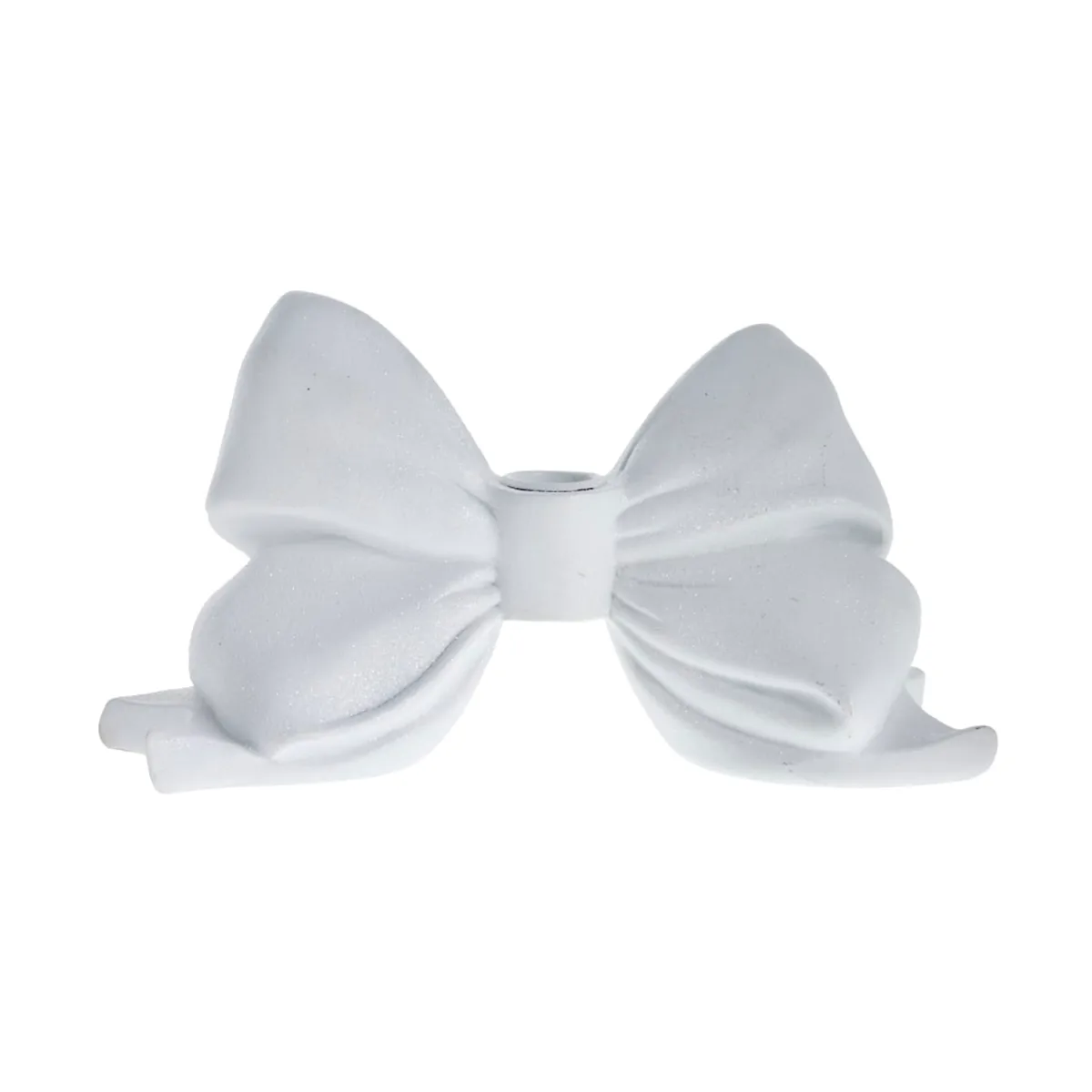 Lene Bjerre Bougeoir Serafina bow 12,7 cm Blanc