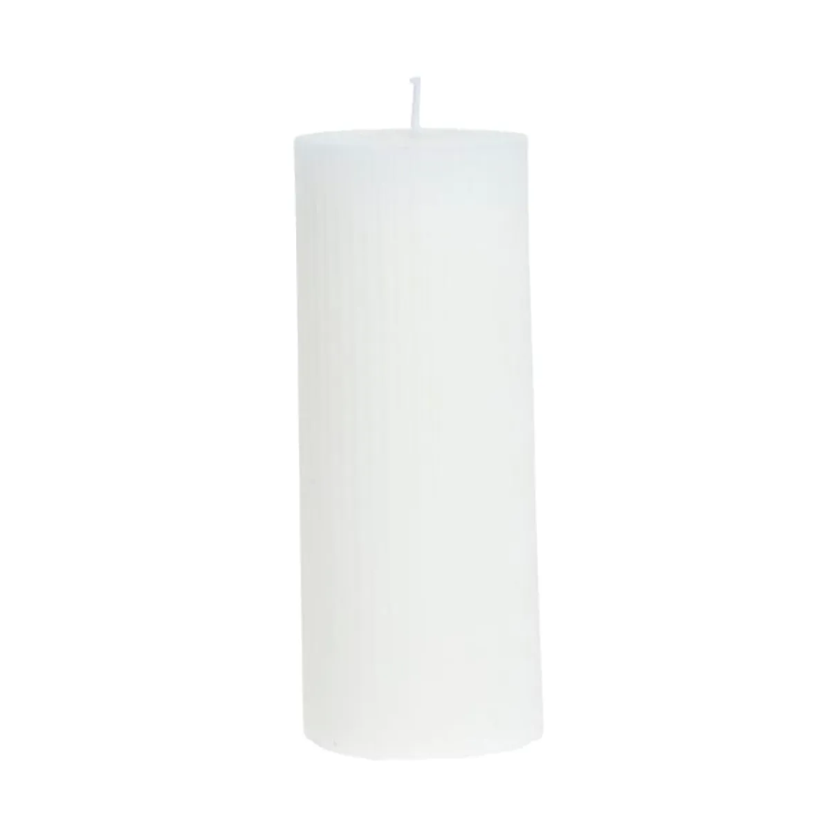 Lene Bjerre Bougie Lissa Ø6x15 cm Blanc