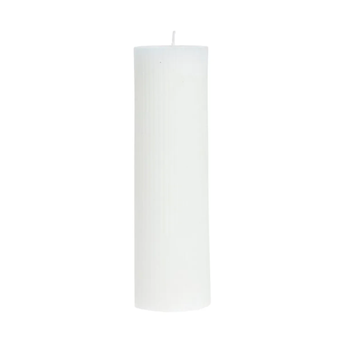 Lene Bjerre Bougie Lissa Ø6x20 cm Blanc