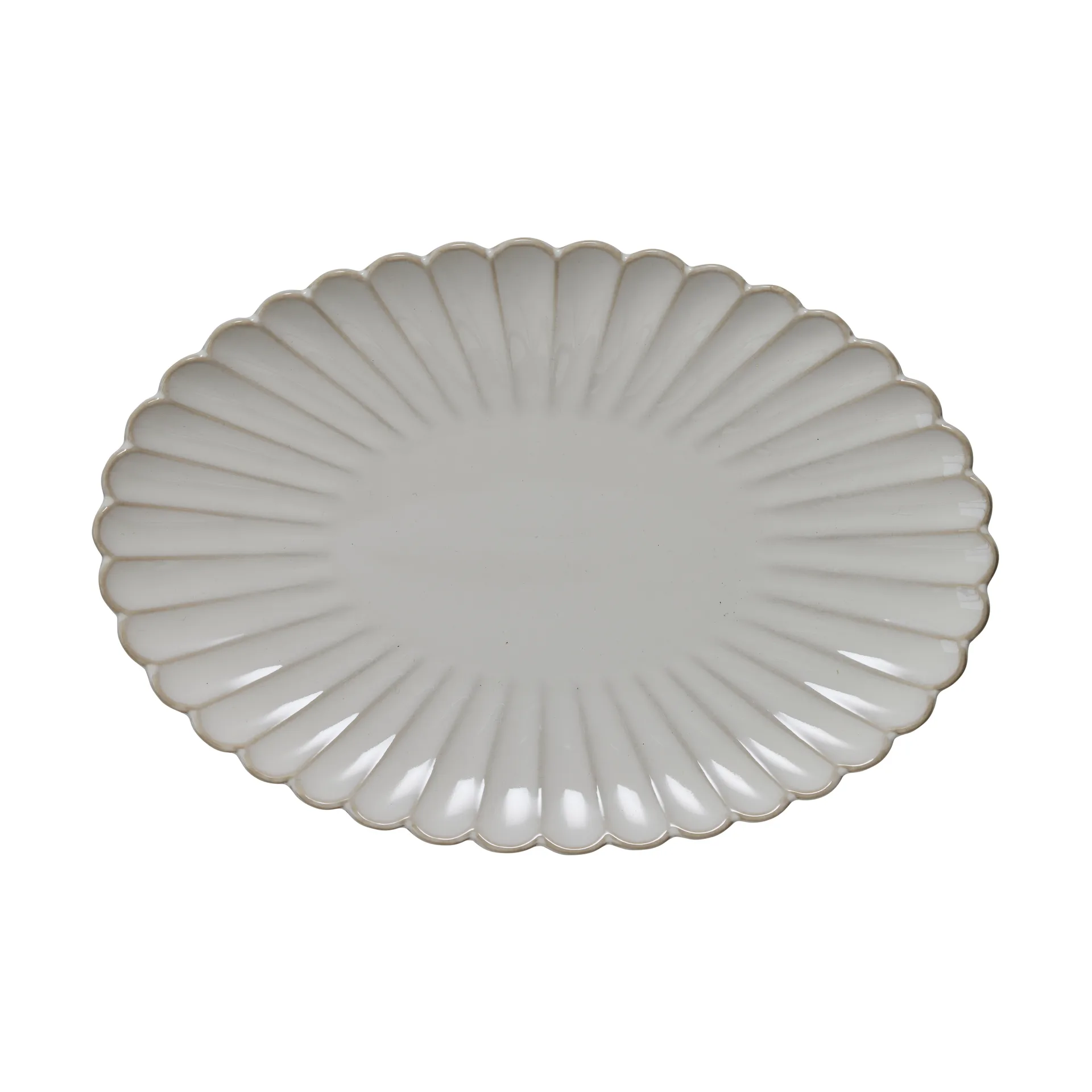 Lene Bjerre Camille serveringsfad 30,5x21 cm Off White