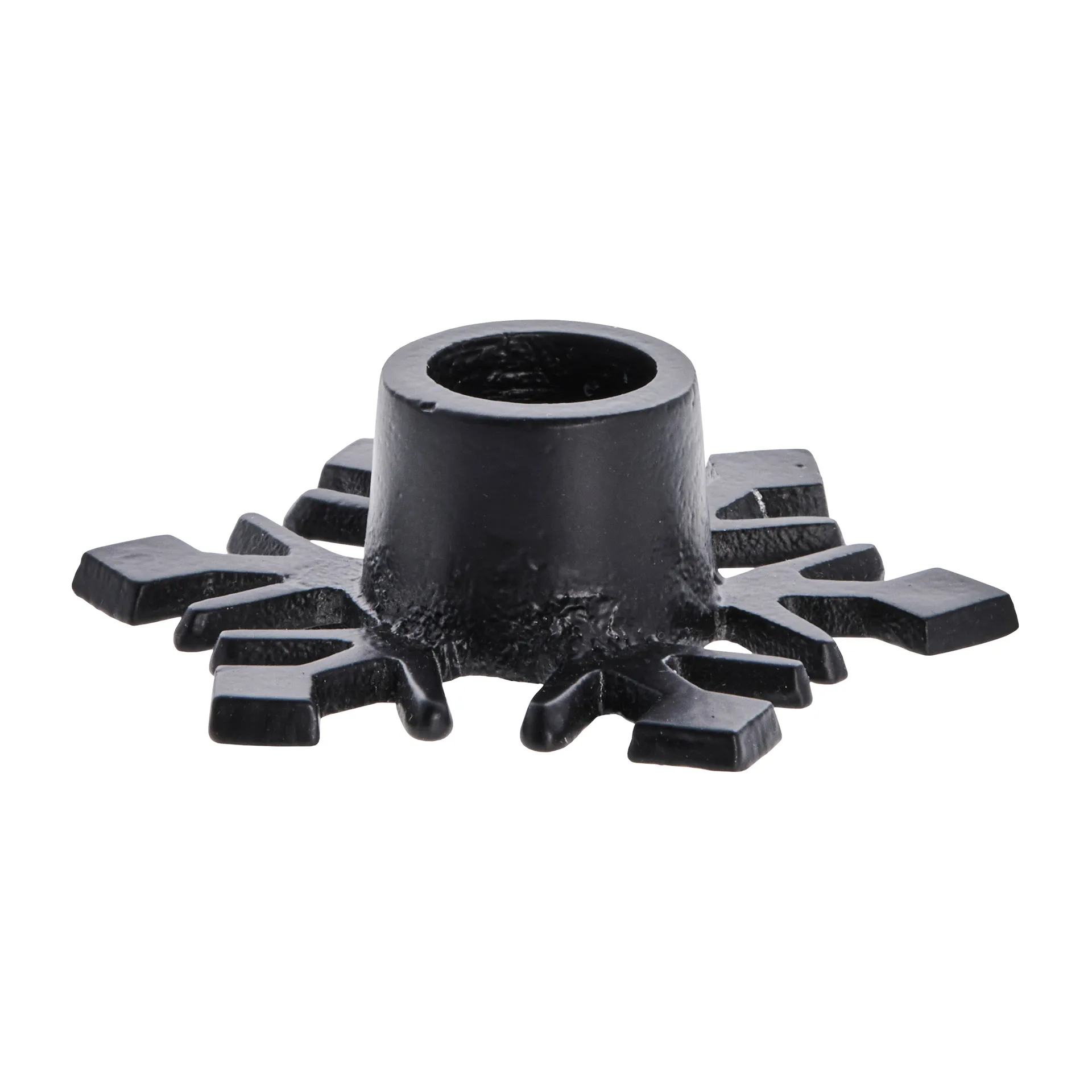 Lene Bjerre Caville lysestage snefnug 9,5 cm Black