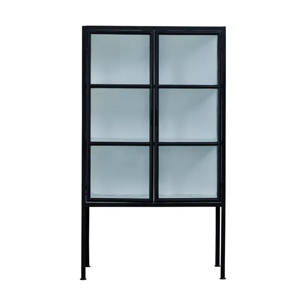 Depot vitrinskåp 85x40x150 cm, Black