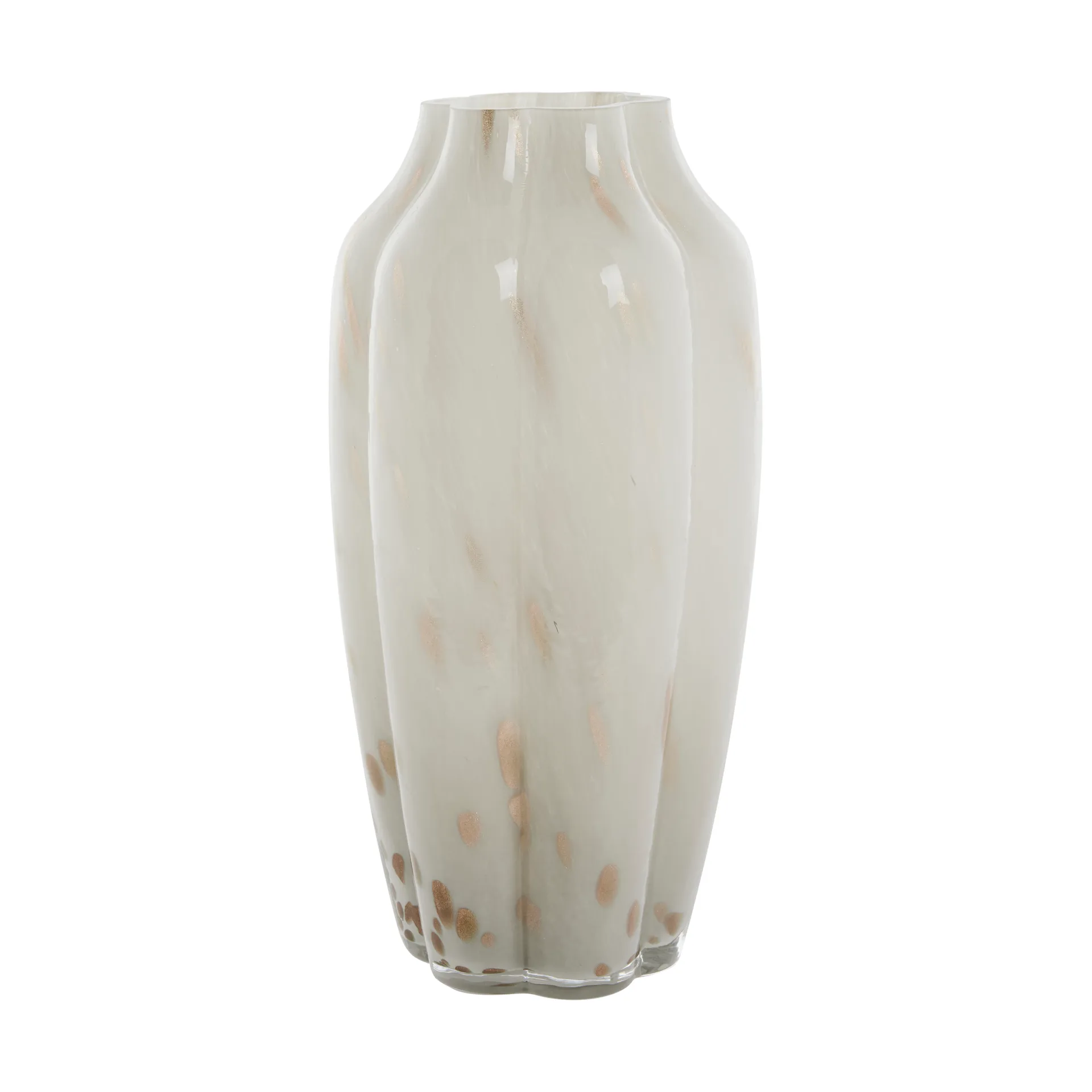 Lene Bjerre Mara vas cm Off White-Light gold