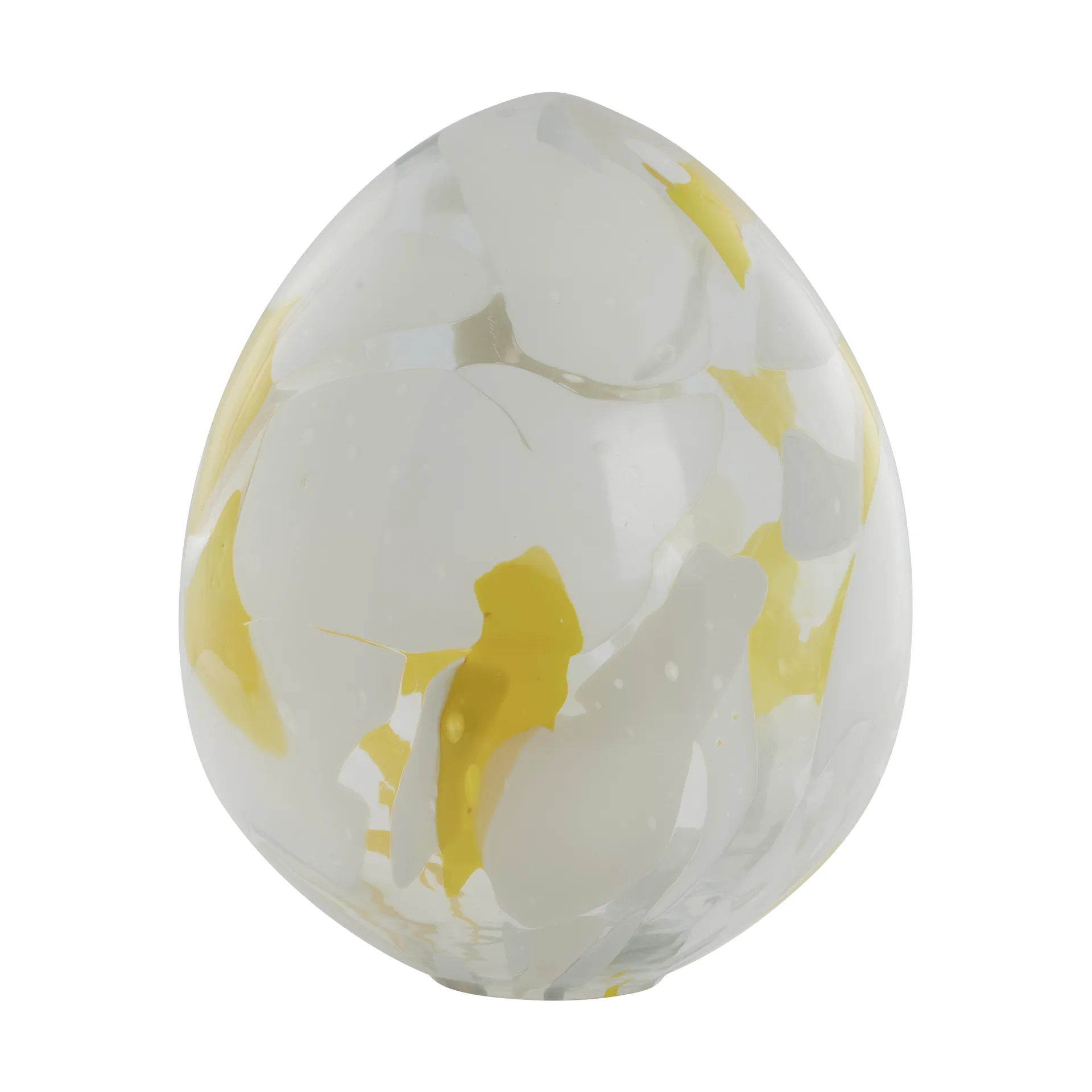 Lene Bjerre Murina dekorationsæg 30 cm White-mellow