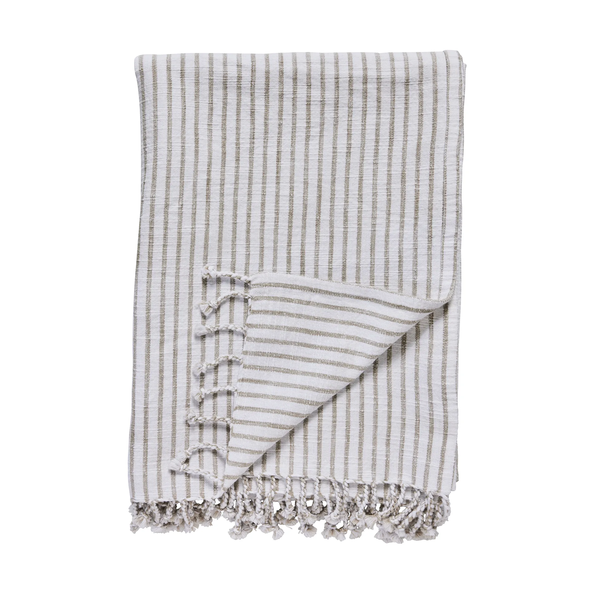 Lene Bjerre Olivia plaid cm Off White-Linen