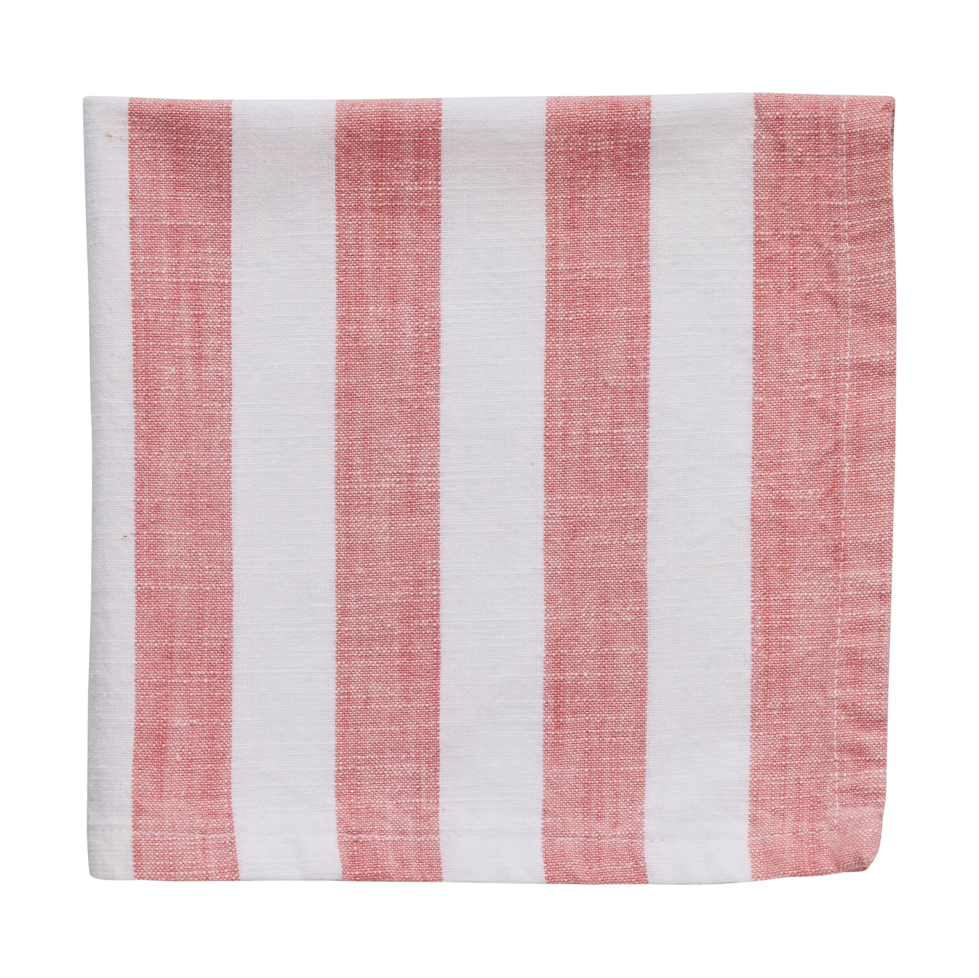Lene Bjerre Olivia serviette en coton cm Off White-Dark Coral