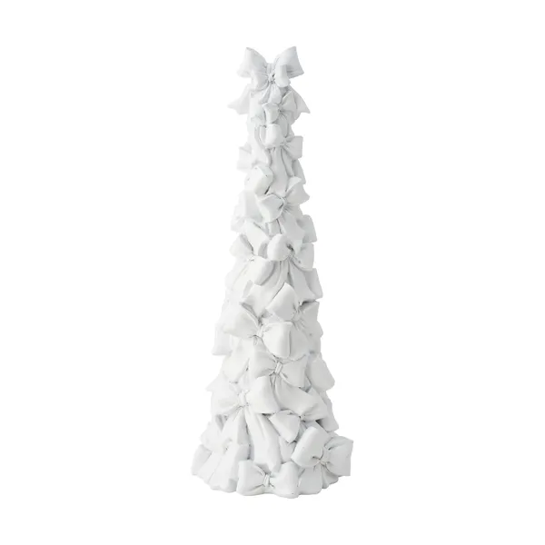 Serafina tree dekorationsdetalj, Vit, 14,5x14,5x38 cm