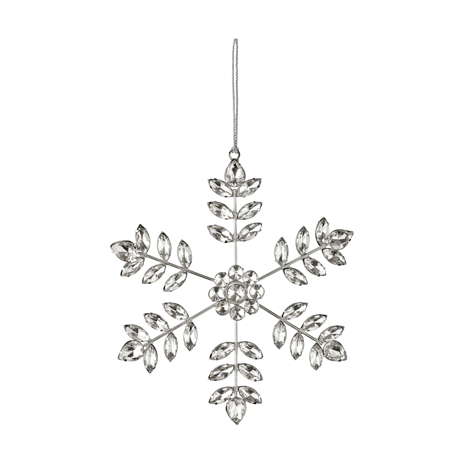 Lene Bjerre Suspension décorative flocon de neige Ada Argenté, cm