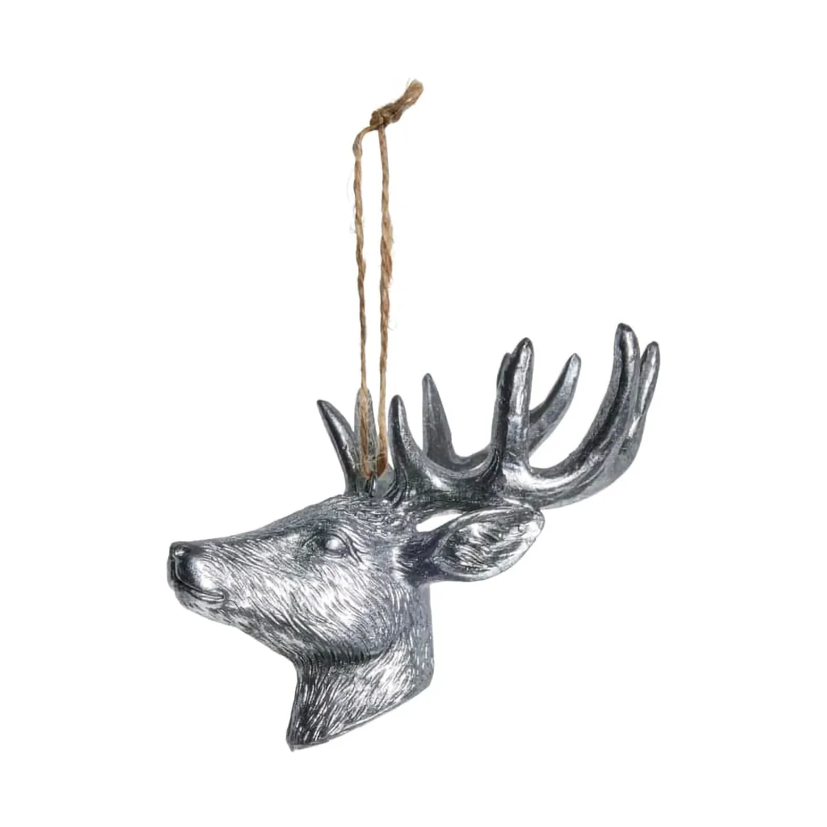 Lene Bjerre Suspension décorative Serafina cerf 12,5 cm Argent antique