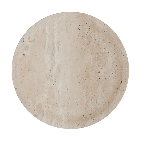 Travina dekorationsbricka Ø19,5 cm, Linen