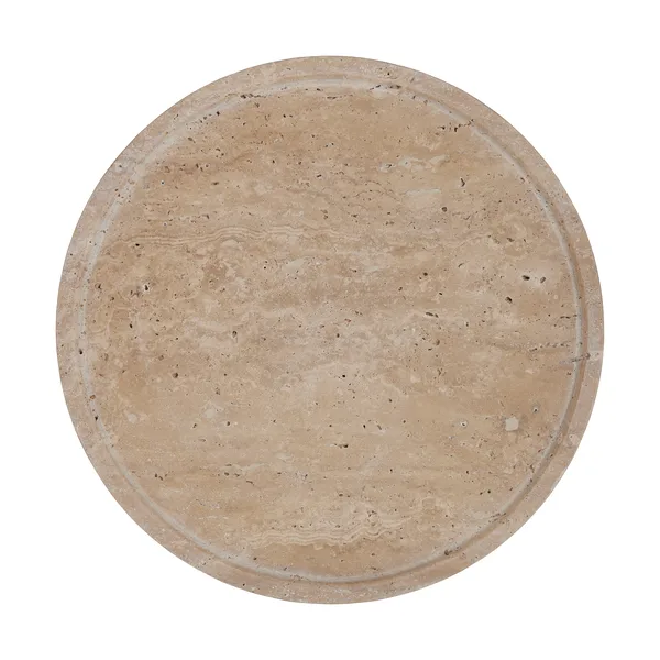 Travina dekorationsbricka Ø25,5 cm, Linen