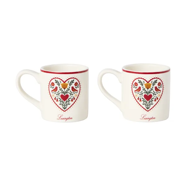 Christmas Tree mini mugg, Multi, 5,5x6 cm, 2-pack