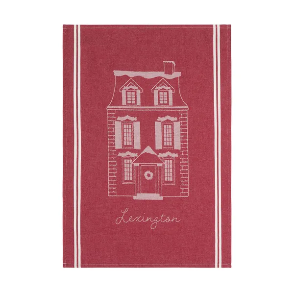 House ekologisk bomull kökshandduk 50x70 cm, Red