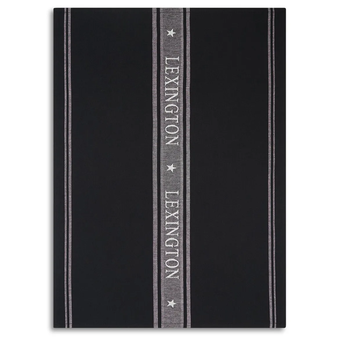 Lexington Icons Star viskestykke 50x70 cm Black/White