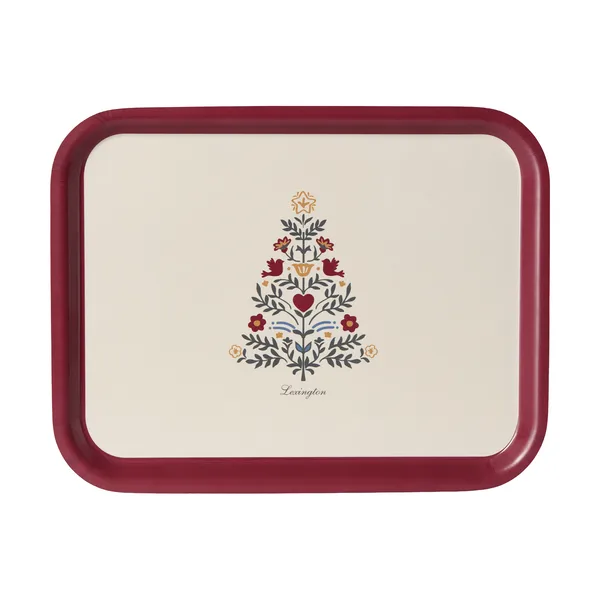 Lexington laminerad serveringsbricka, Red-light beige, 16x28 cm