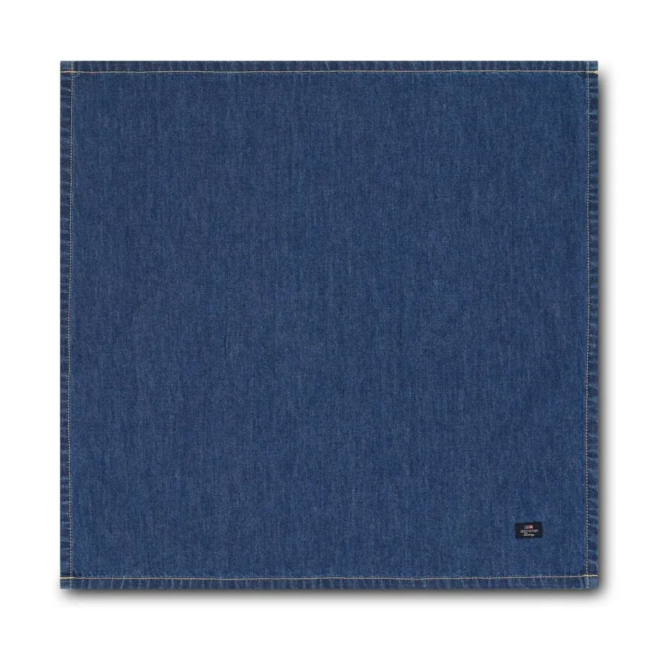 Lexington Serviette Icons Denim cm Denim blue