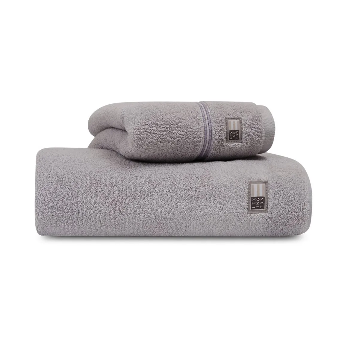 Lexington Serviette Lexington Hotel cm Gris clair-gris — vue 4
