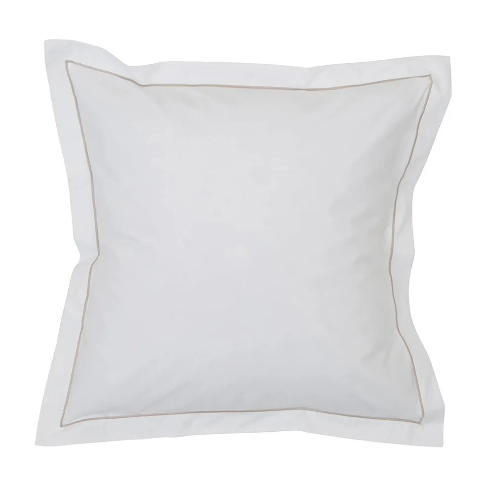 Lexington Taie d'oreiller Hotel Percale cm Blanc-beige clair