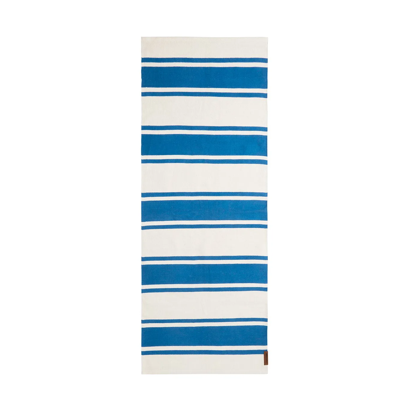 Lexington Tapis Organic Striped Cotton cm Blue-white — vue 3