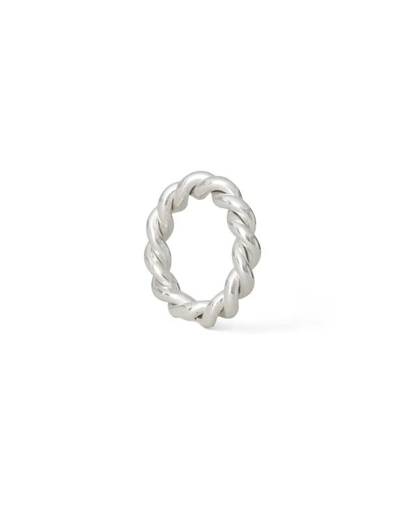Twisted servettring, Silverpläterad