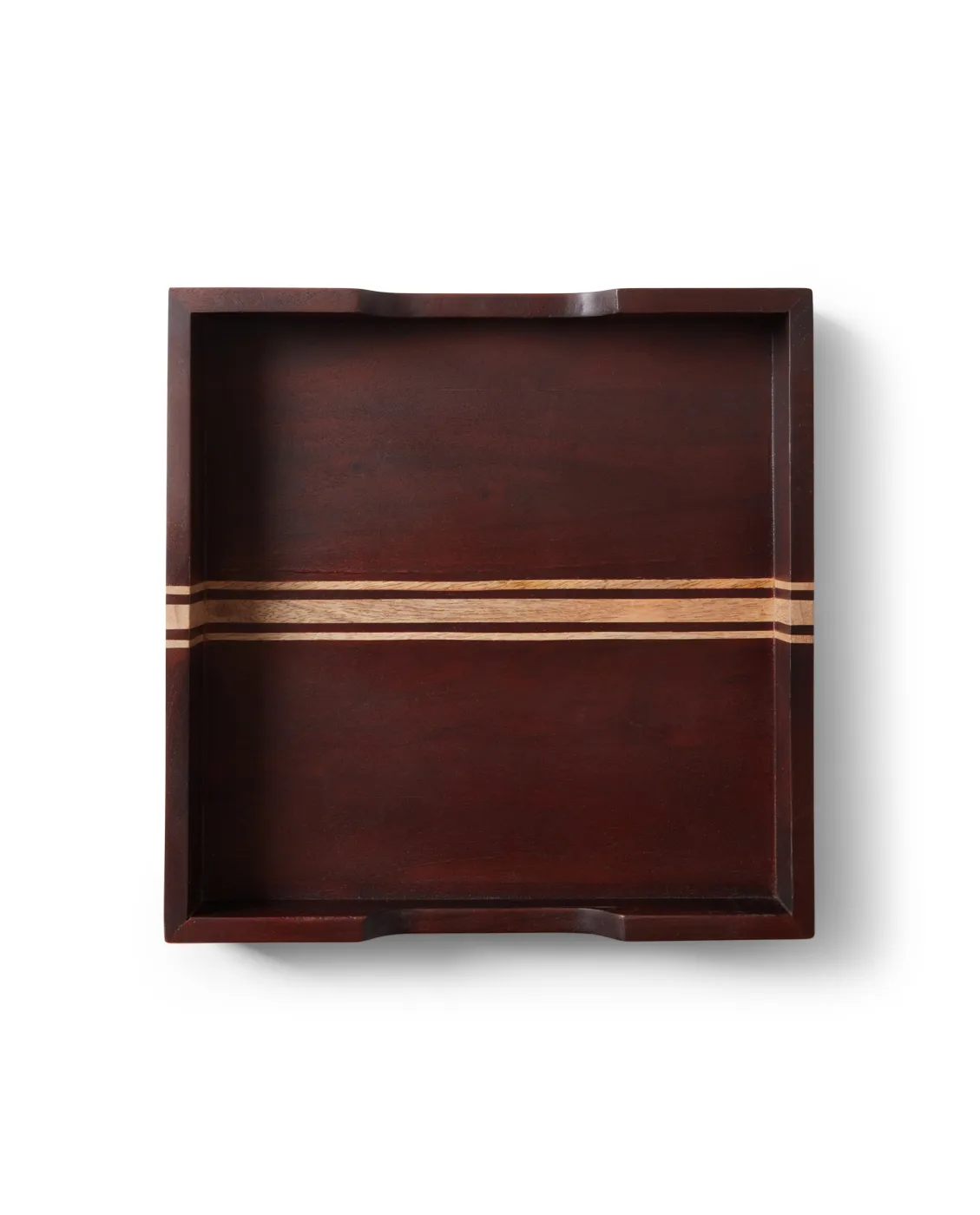 Lexington Wood bakke 30x30 cm Brun