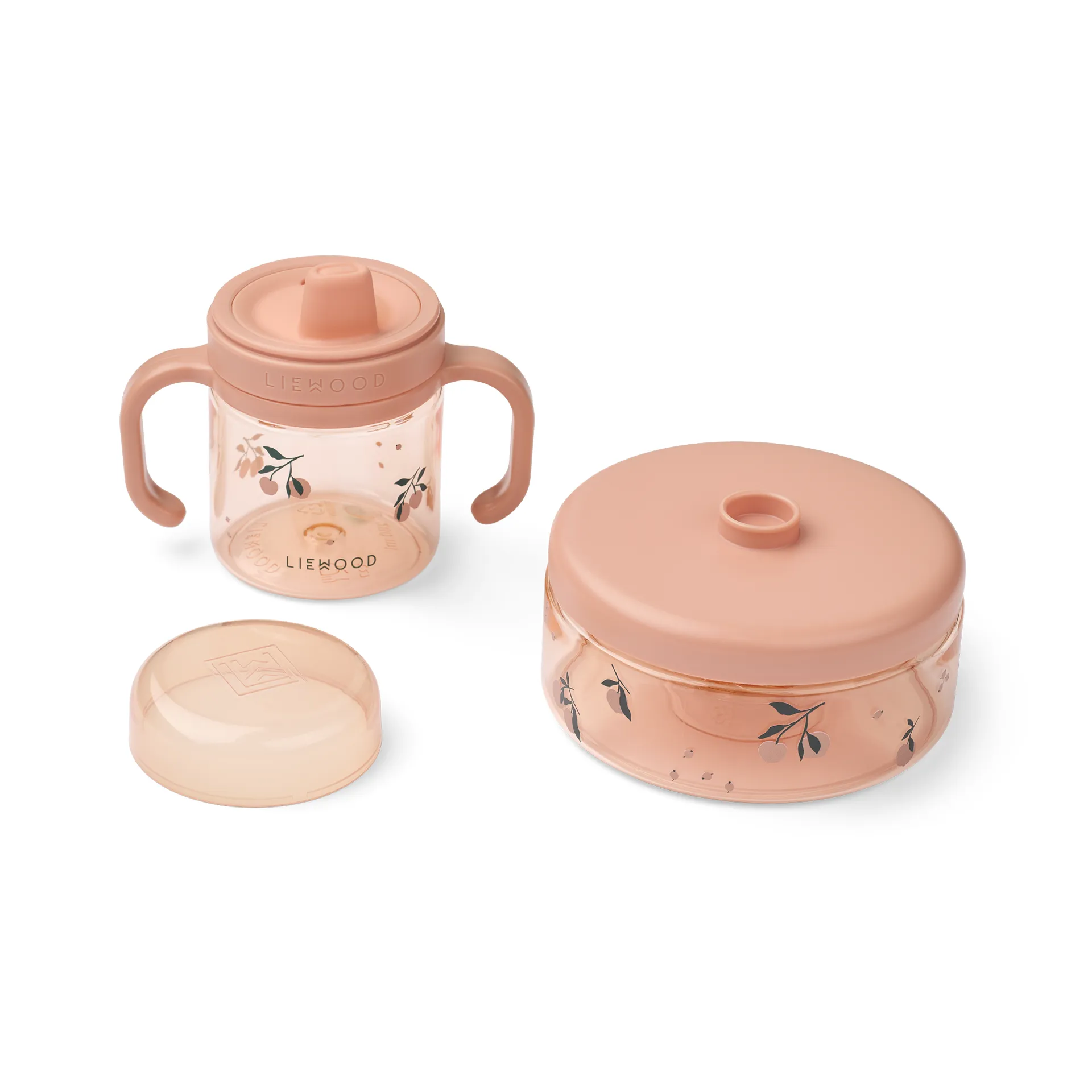 Liewood Beatrix barnservis 2 delar Peach-sea shell
