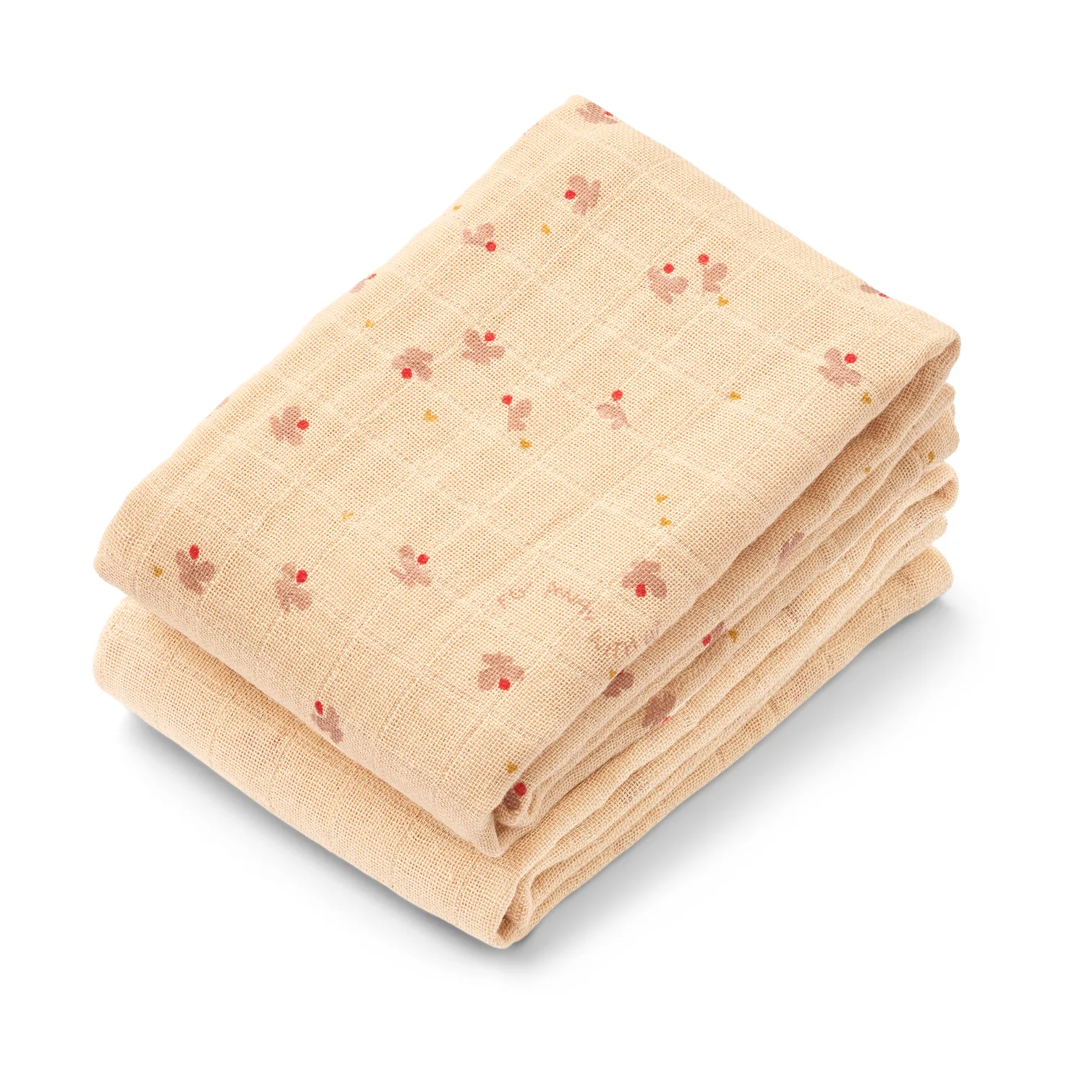 Liewood Couverture en mousseline Lewis Lot de 2 cm Mini butterfly-apple blossom mix