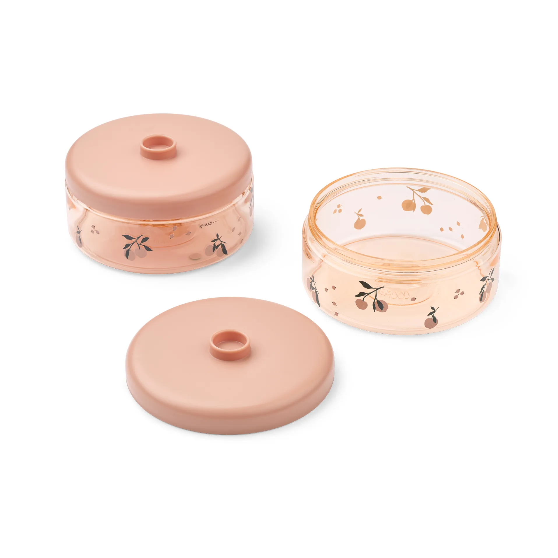Liewood Dominique Madbokse - Tritan - 2-pak - 500 ml - Peach/Sea Shell