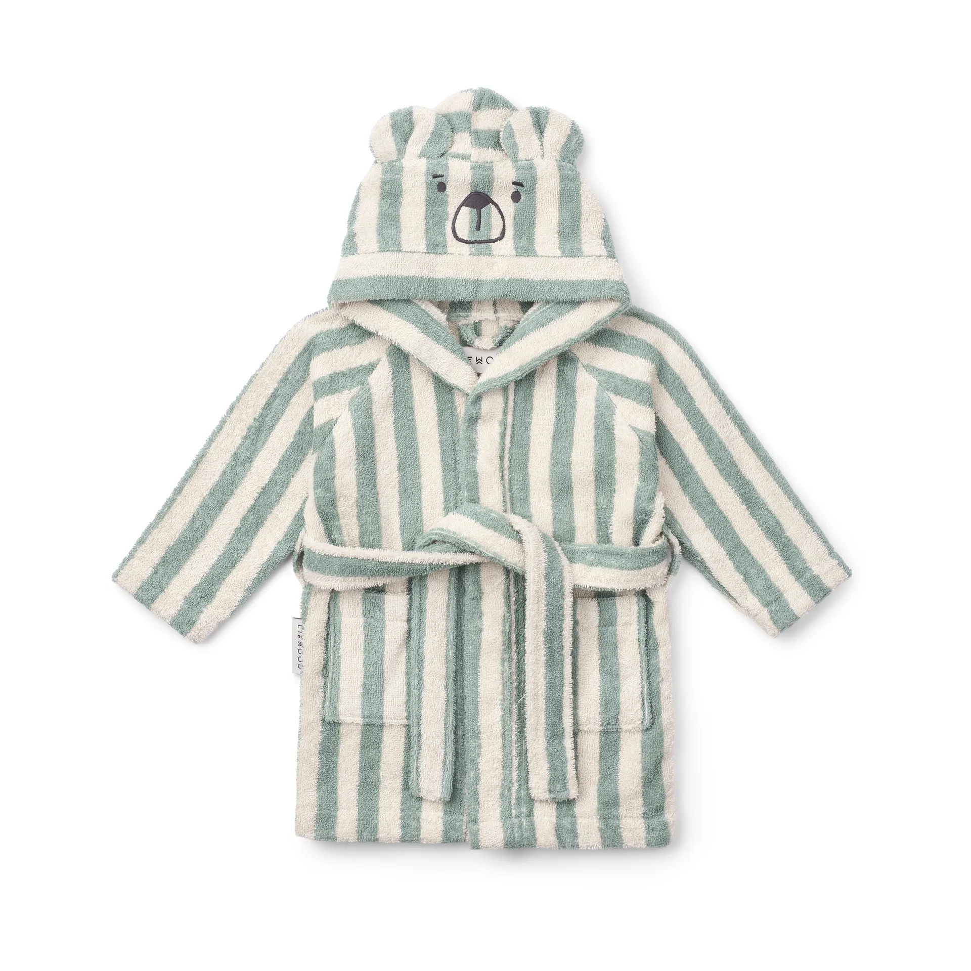 Liewood Lily badekåbe peppermint creme de la creme stripe 1-2 år