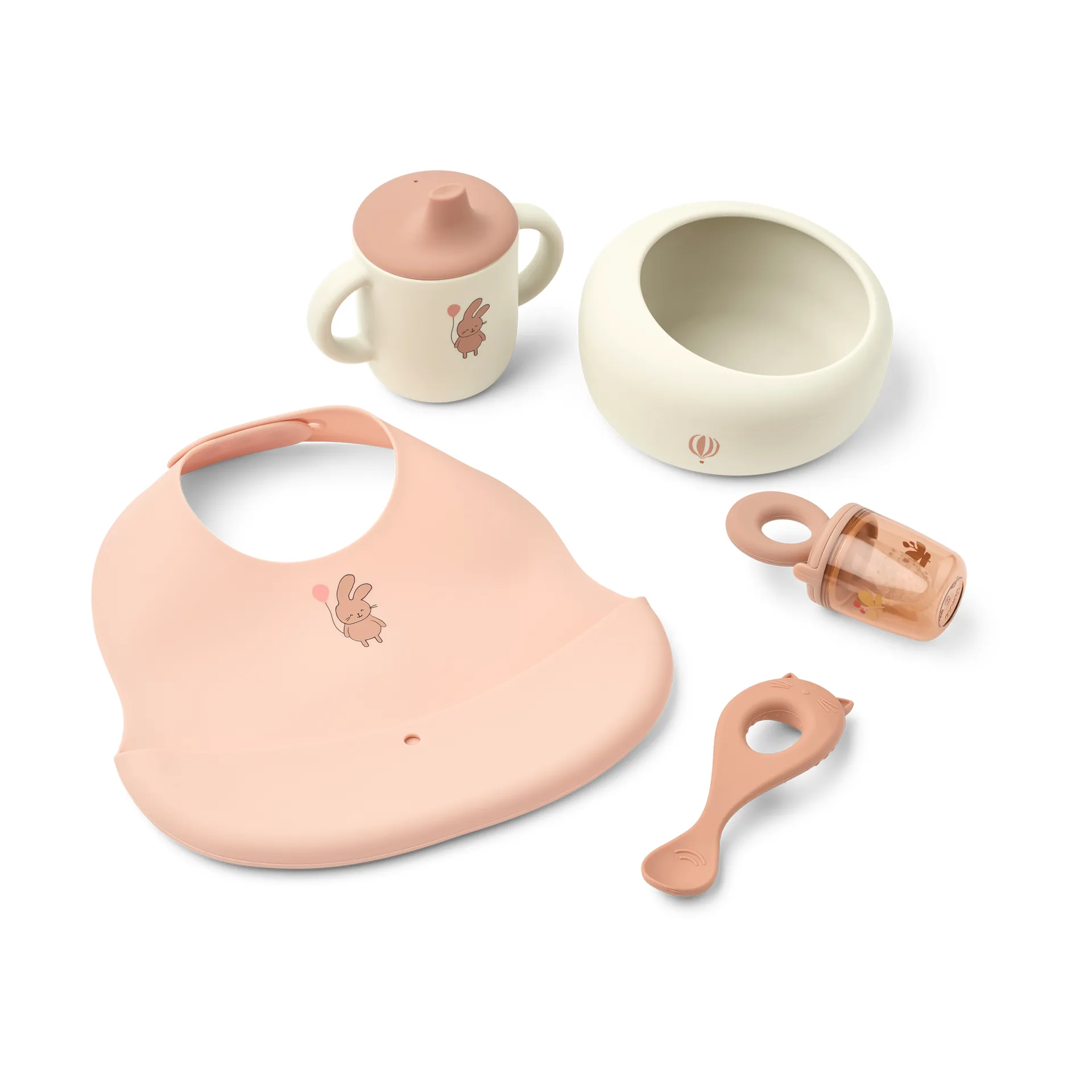 Liewood Mileah baby mealtime servicesæt Wild child/Rosey