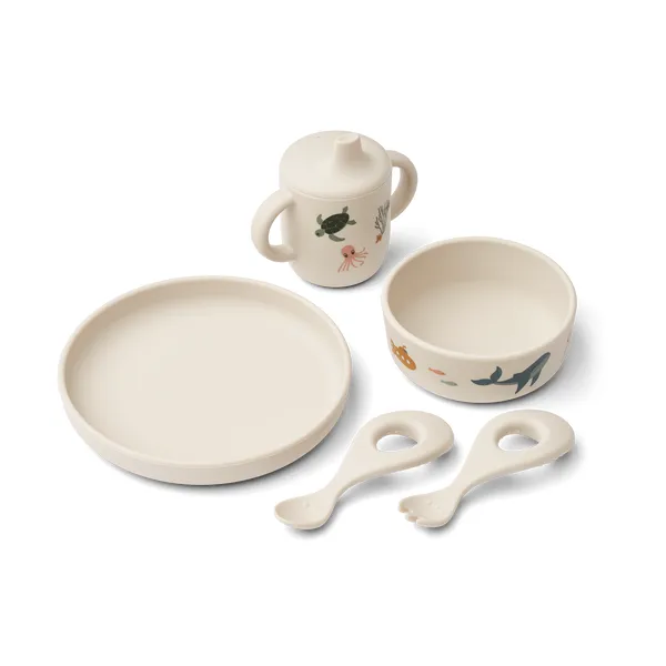 Ryle servisset 5 delar, Sea creature-Sandy