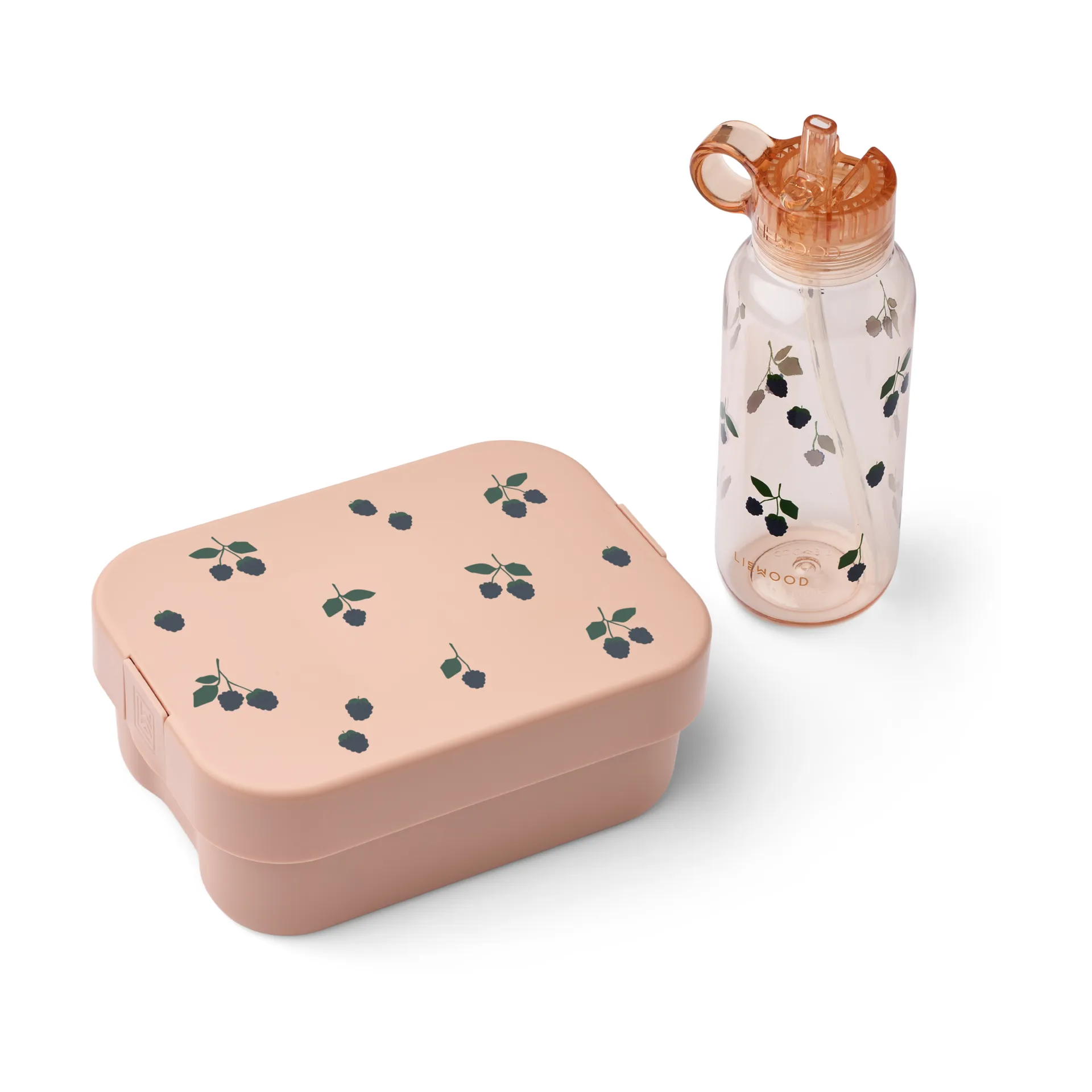 Liewood Set lunchbox imprimé Chelsey 2 pièces Berry-Pale Tuscany