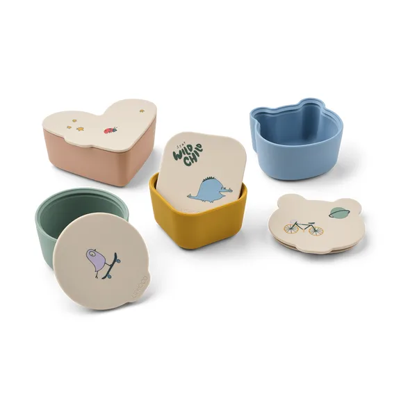 Toto snack box 4 delar, Tamtam/Sandy
