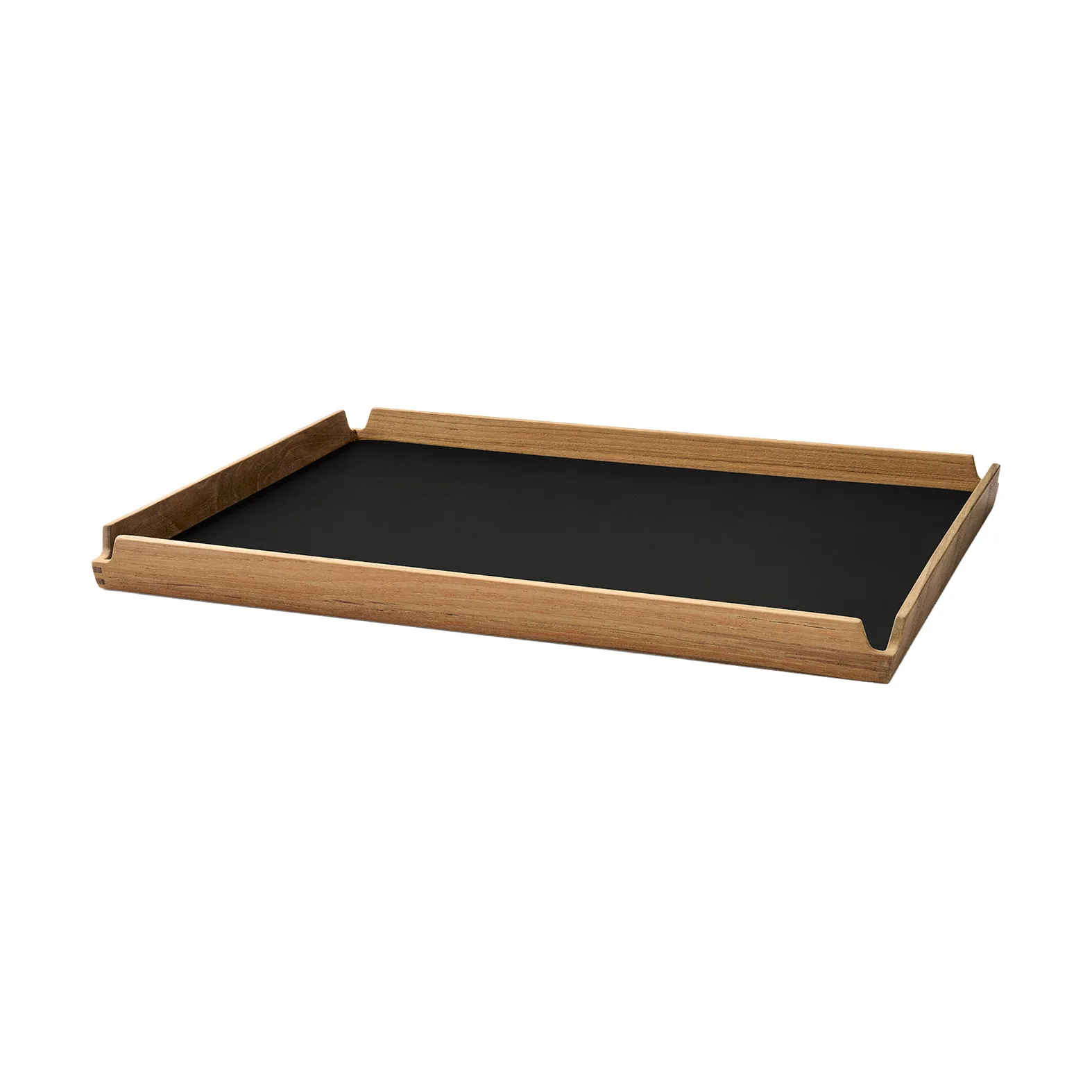 LIND DNA Airy teakbakke square L Nupo black ink