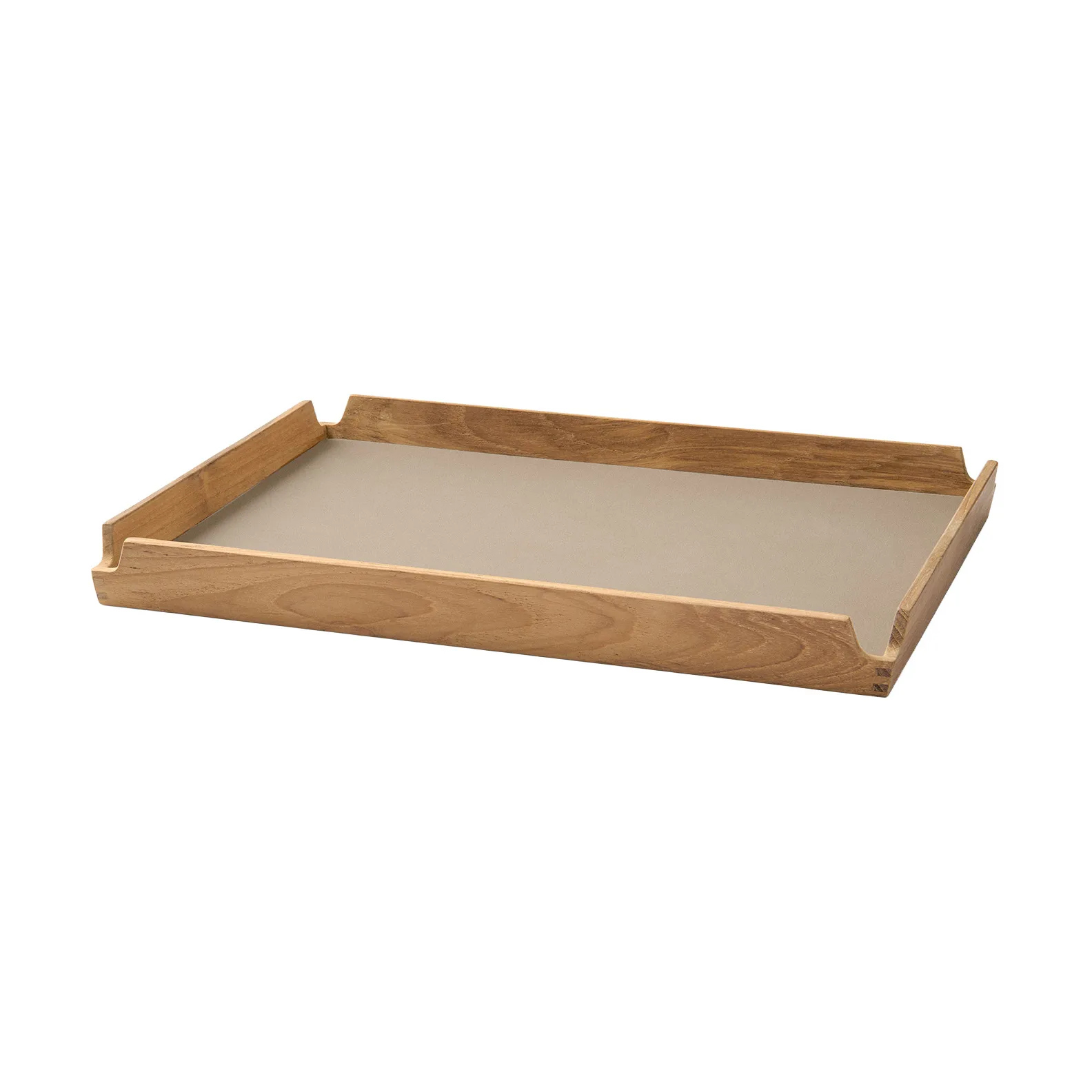 LIND DNA Airy teakbakke square M Nupo clay brown