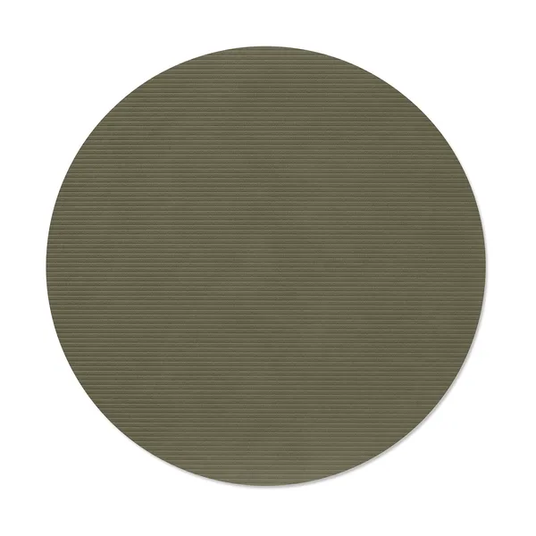 Corduroy bordstablett, Army green, circle, L