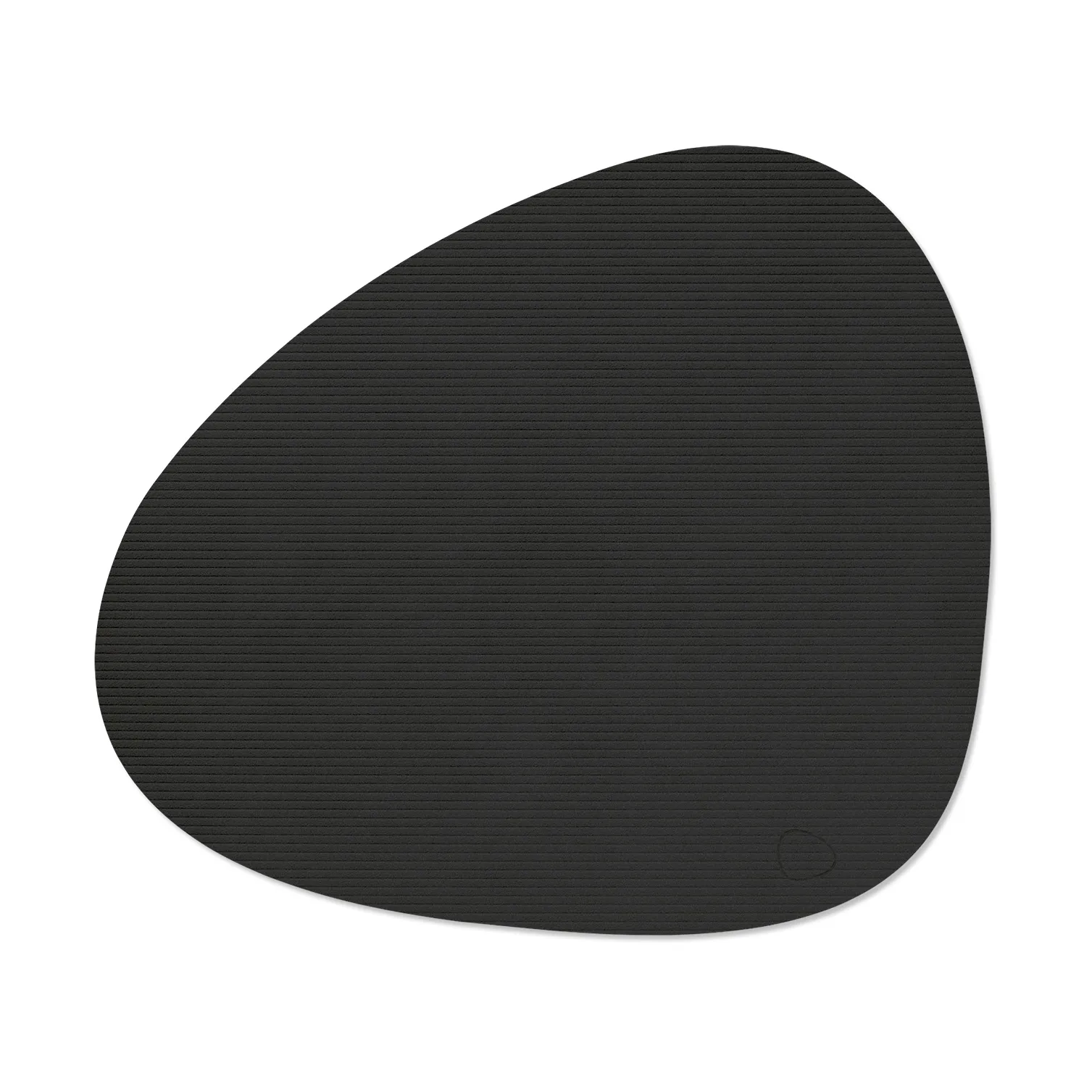 LIND DNA Corduroy dækkeserviet curve L Black ink