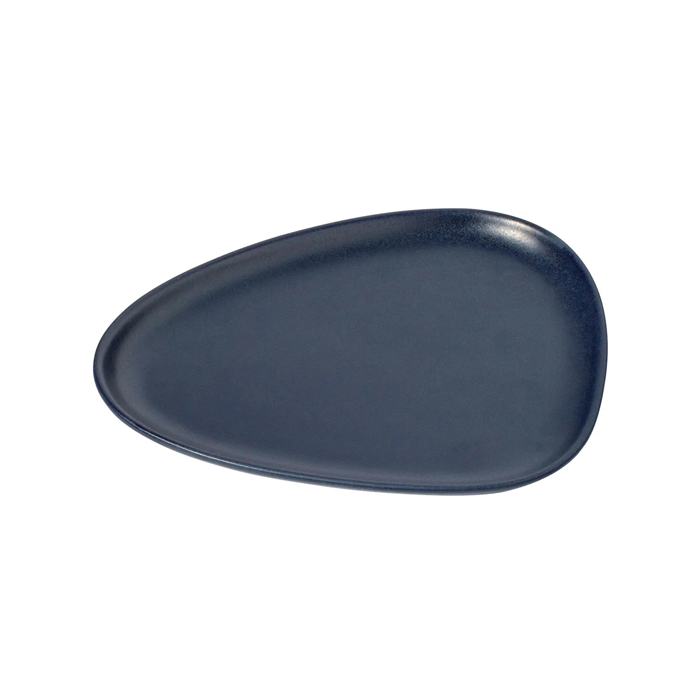 LIND DNA Curve Stoneware asiet 19x22 cm Navy Blue