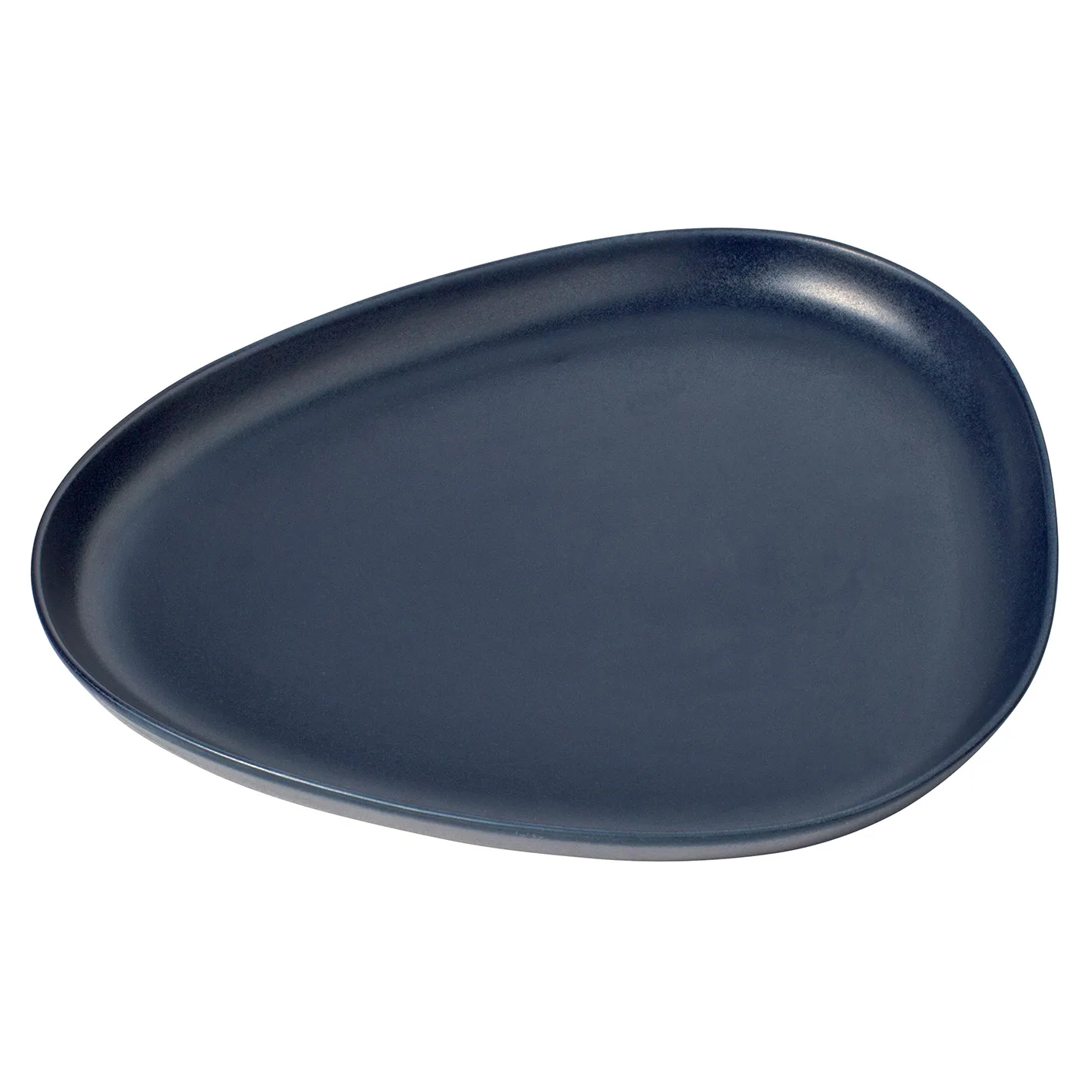 LIND DNA Curve Stoneware serveringsfad 30x35 cm Navy Blue