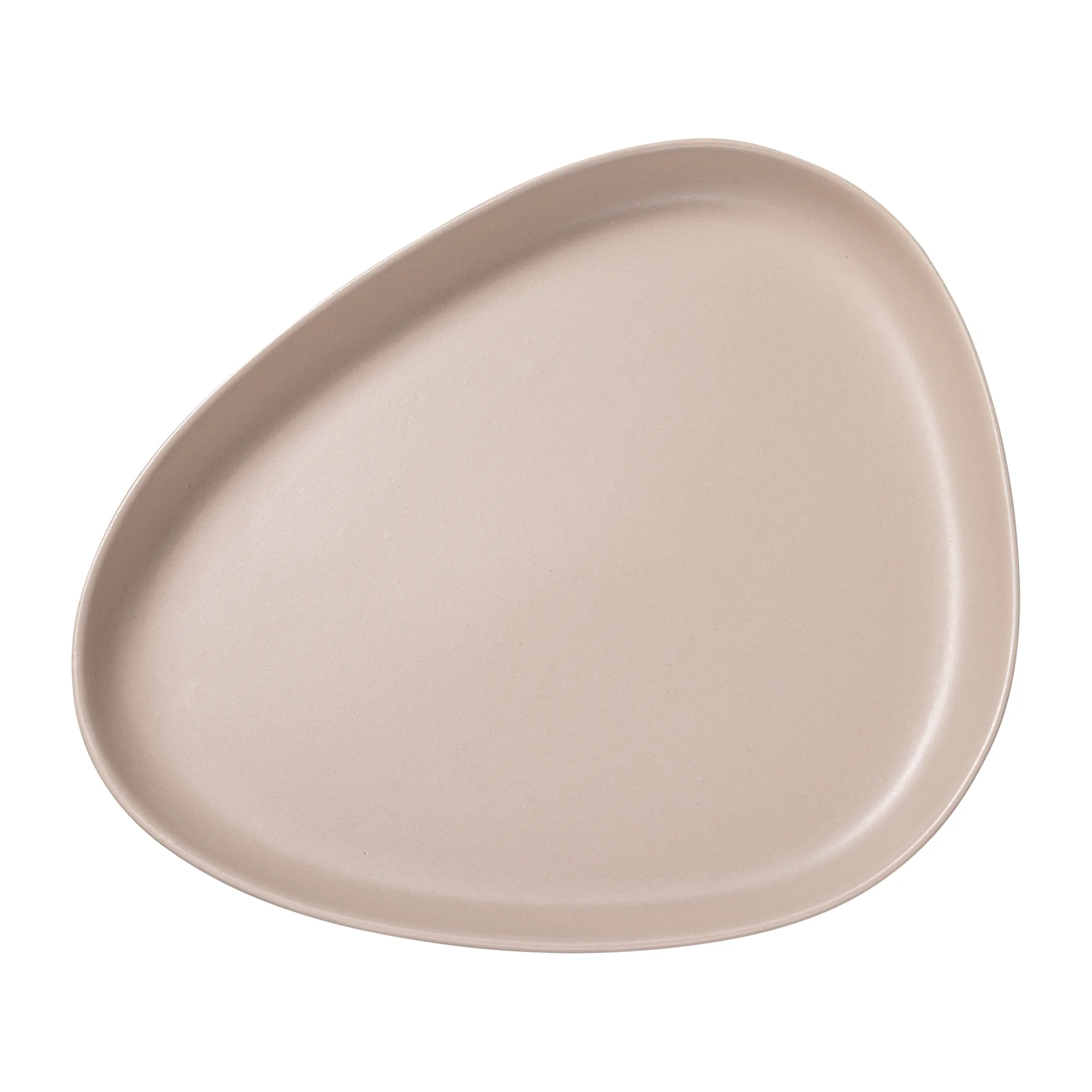 LIND DNA Curve Stoneware serveringsfad 30x35 cm Sand