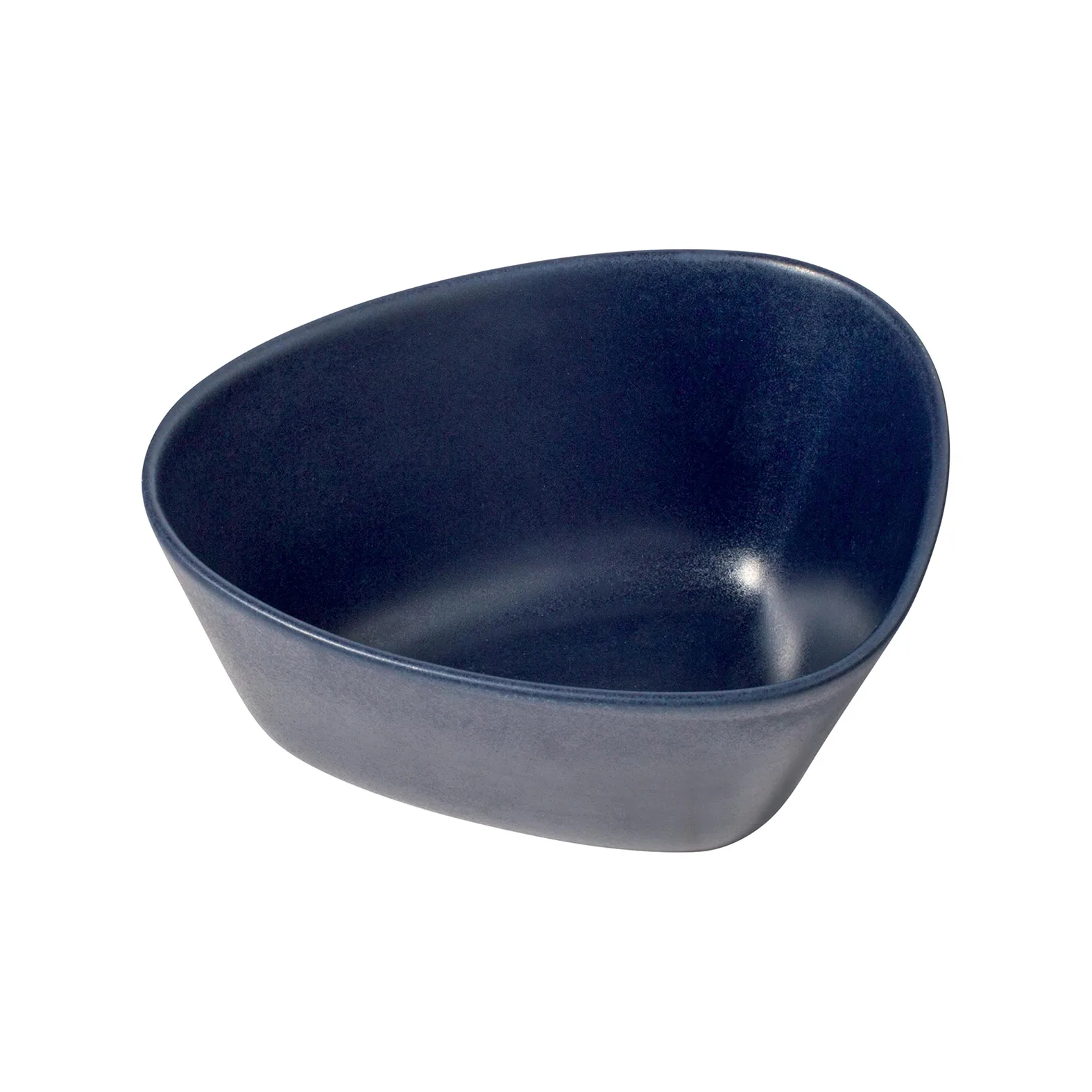 LIND DNA Curve Stoneware sk&aring;l M 20x22 cm Navy Blue