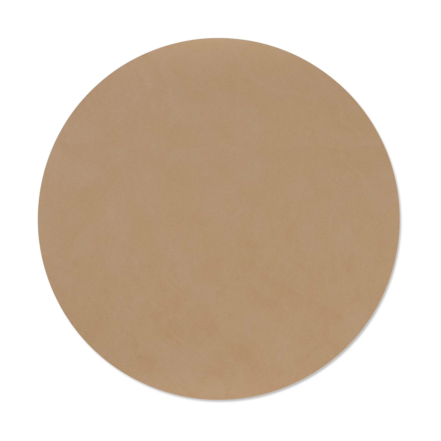 LIND DNA Nupo dækkeserviet Nougat, circle, L billede