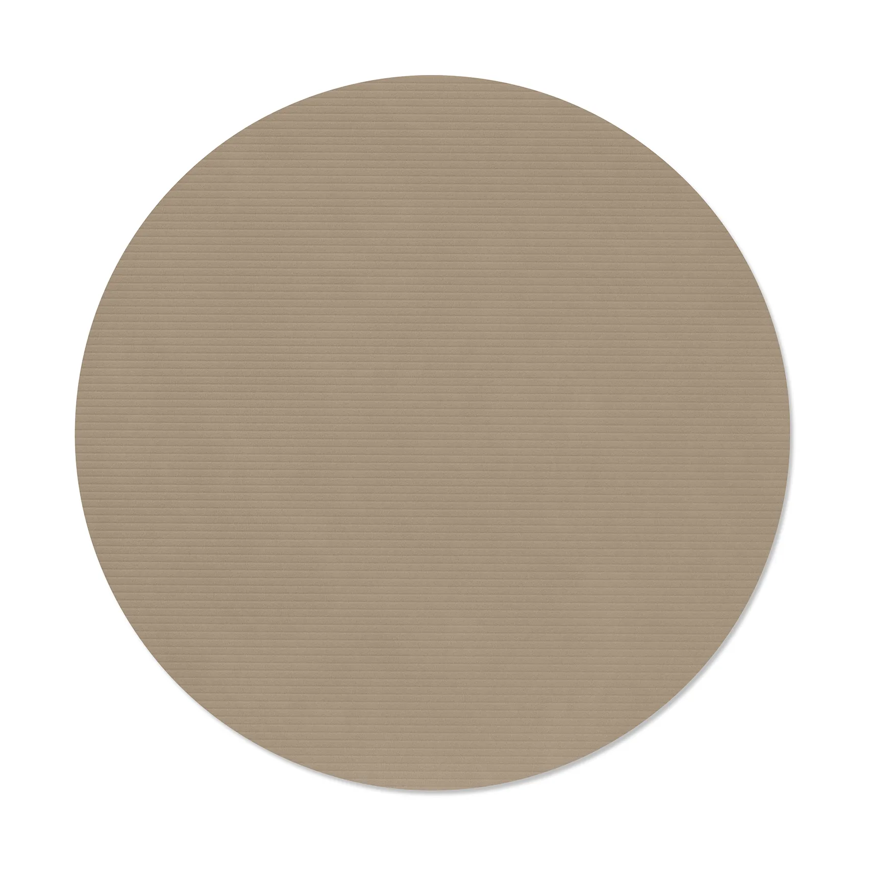 LIND DNA Set de table Corduroy Clay brown, circle, L