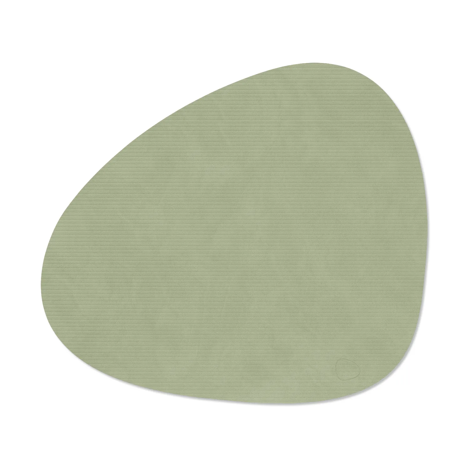 LIND DNA Set de table Corduroy curve L Olive Green