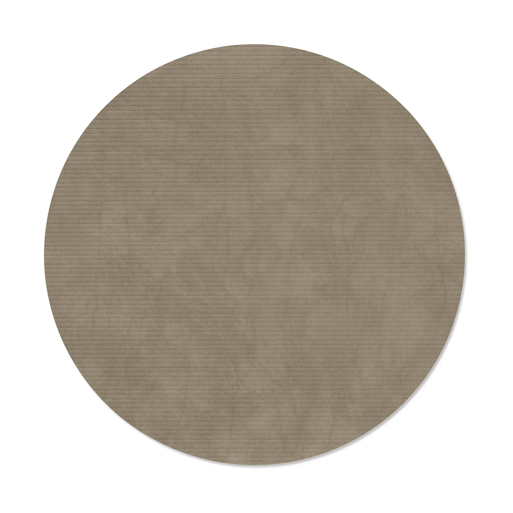 LIND DNA Set de table Corduroy Nomad grey, circle, L