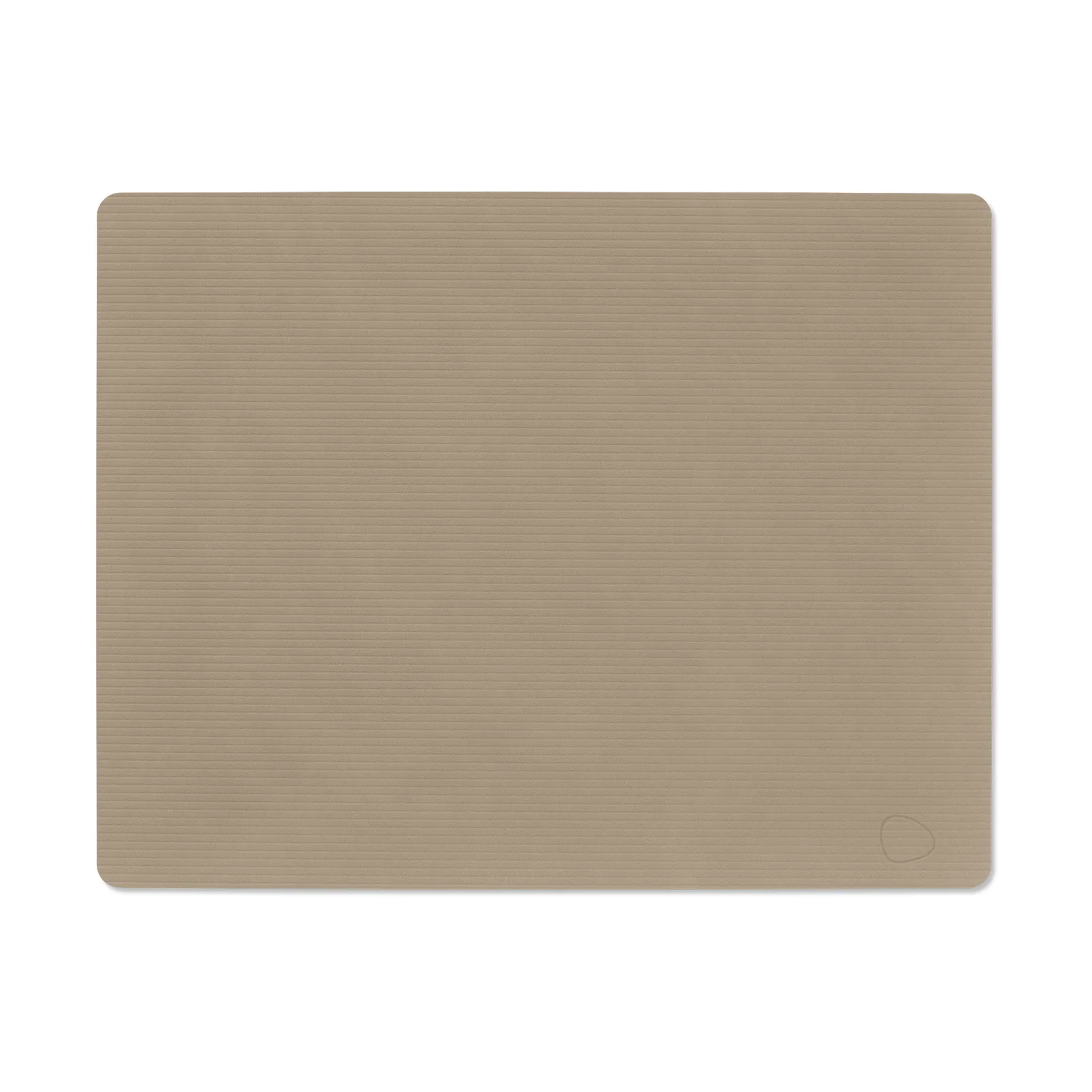 LIND DNA Set de table Corduroy square L Clay Brown